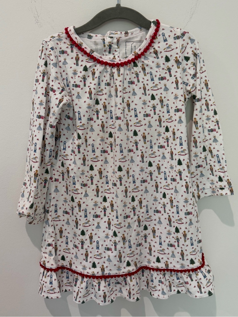 🎄 Lila + Hayes Carlin Nutcracker Pajama Gown Girls Size 3 EUC - Picture 9 of 11